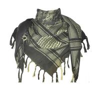 Explore Land - Sciarpa tattica in cotone, shemagh/keffiyeh da deserto, con nappe, per uomo e donna, Mimetico, taglia unica