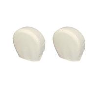 Explore Land - Set di 2 coperture per pneumatici resistenti, per camion, SUV, rimorchio, camper, camper, universali, per diametri pneumatici 66-29", colore: bianco