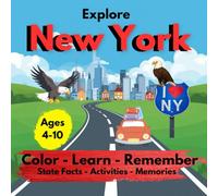 Explore New York: Color-Learn-remember- State Facts-Activities - Memories