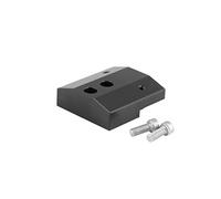 Explore Scientific Adattatore per scarpa 2-in-1 per cercatore, per binocoli, alluminio, superficie anodizzata nera, per cercatore LED o ottico