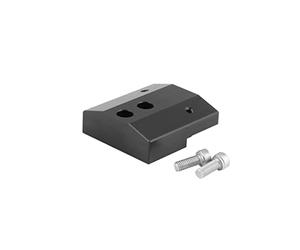 Explore Scientific Adattatore per scarpa 2-in-1 per cercatore, per binocoli, alluminio, superficie anodizzata nera, per cercatore LED o ottico