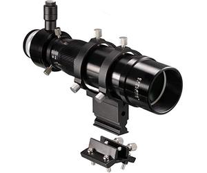 Explore Scientific cercatore guida 8x50 con focheggiatore elicoidale T2 | Autoguida e osservazione in viaggio, focale 220 mm, campo 6,96 gradi, ottiche FMC, attacco 1,25 pollici, 2 pile LR41