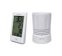Explore Scientific Rain Gauge w/ Indoor/Outdoor Temperature