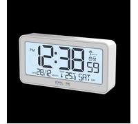 Explore Scientific - Sveglia radiocontrollata RDC1000GYE000 con display e temperatura - Bianco