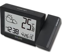 EXPLORE SCIENTIFIC RPW3001 Orologio a Proiezione, con Meteo, Radiocontrollato, Barometro, Visualizzazione Temperatura Interna, Nero