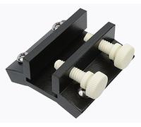 Explore Scientific Supporto cercatore 8x50 nero per tubo telescopio | Per cercatori Bresser Messier ed Explore Scientific 8x50, fissaggio a vite sul tubo, quattro viti M5 incluse