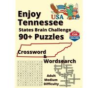 Explore Tennessee: Legends, Nature & Nostalgia: 90+ Word Puzzles