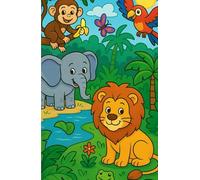 Explore the Jungle - A Coloring Book for Kids