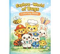 Explore the World of Bugs Coloring Book: Fun and Easy Insects Coloring Pages for Kids Ages 3-6 • Big Pictures • Thick Lines • Perfect for Toddlers & Preschoolers