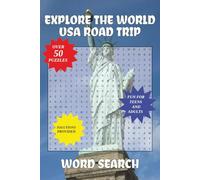 Explore the World USA Road Trip Word Search: 50+ Fun Puzzles of Towns to visit across the USA for all ages|6x9 inches, 110 pages|Gift for Vacations, Holidays and Free Times