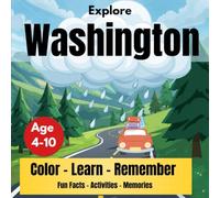 Explore Washington: Color-Learn-remember- State Facts-Activities - Memories