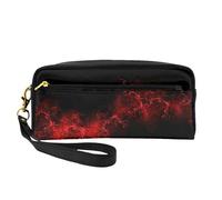 Explosion Burst - Astuccio per matite e trucchi, con stampa rossa e nera, accessorio per cosmetici, articoli da toeletta, compagno di viaggio