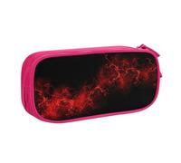 Explosion Burst rosso nero stampa matita sacchetto stoccaggio cosmetici strumenti artistici forniture studenti insegnanti uso versatile, rosa, Taglia unica, Set di zaini per la scuola