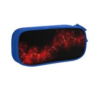 Explosion Burst rosso nero stampa matita sacchetto stoccaggio cosmetici strumenti artistici forniture studenti insegnanti uso versatile, Blu, Taglia unica, Set di zaini per la scuola