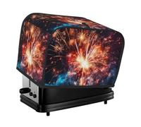 Explosion Firework 2 Fette Tostapane Coperture Trapuntate Copertura per Macchina del Pane Piccolo Elettrodomestico Copertura Con Maniglia Per Casa Tavolo Cucina Decor