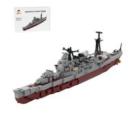 ExploTex 1/485 Scale WWII Japanese Cruiser The Kaohsiung-Class Cruiser Atago Military Building Blocks Set (864 pezzi)