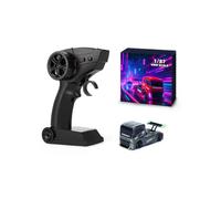 ExploTex 1/87 2,4 GHz 4WD Full Laccato Drift-Truck (con pinze freno simulate e luci sincronizzate/pronto per la guida/edizione grigia)