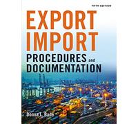 Export/Import Procedures and Documentation
