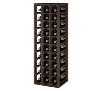 Expovinalia Portabottiglie in legno per 30 bottiglie di vino design verticale mobile tipo vino rack 105 x 35 x 32 cm