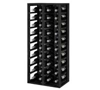 Expovinalia Portabottiglie in legno per 40 bottiglie di vino, 4 moduli, mobile, tipo wine rack 105 x 44 x 32 cm