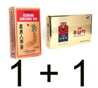 [Express] 1 + 1 tè rosso coreano al ginseng 3 g x 100 bustine + tè al ginseng...