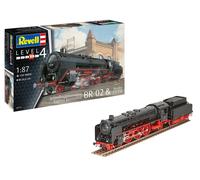 Express Locomotive Br 02 & Tender 2'2't30 1:87 Plastic Model Kit 02171 REVELL