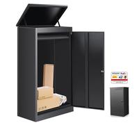 Express Package Delivery Box per uso esterno, ultra spazio per pacchetti con chiavi, pietra per auto, impermeabile e attesa di ladro (120 cm/50 pollici)