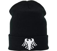 EXPRESS-STICKEREI Berretto a maglia vichingo, caldo, invernale, Vikings, unisex, guerriero di Wallhalla, cappello da marinaio, berretto da lavoro, lavorato a maglia fine con scritta | OneSize