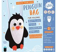 Express Yourself MIP Get Set Make Create Your Own Penguin Bag/Bottle Holder Kids Craft Kit Per Bambini GSET019