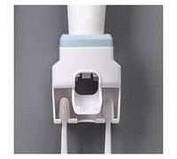 Exprimidor Automático De Pasta De Dientes, Soporte De Pared para Cepillos De Dientes, Dispensador De Pasta De Dientes para baño, Accesorios para Soporte De Cepillos De Dientes (Colore : Verde)