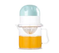 Exprimidor Manual De Cítricos - Exprimidor Portátil Con Vaso Trasparente De 450 Ml | Ideal Para Frutas, Hogar, Restaurante, Viajes, Gimnasio Y Camping