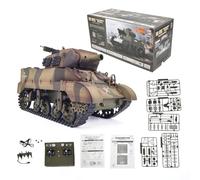 ExPrismarx Serbatoio telecomandato, scala 1:16 2.4G US M8 semovente obice RC modello di serbatoio con suono e luci, fumo telescopico, ideale come regalo di compleanno (versione RTR)