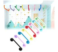 exproyzk 2 Maniglie in Acciaio al Carbonio per Parco Giochi - Sbarre per Arrampicata, Barre di Presa Resistenti per Soffitto - per Strutture di Arrampicata Interne Ed Esterne(Giallo)