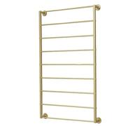 exproyzk Espositore per sciarpe in metallo, Espositore per sciarpe da parete, Organizzatore per cintura, scialle e hijab(Gold,9-Tier/90x120cm)