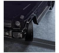 exproyzk Griglia di drenaggio per vialetto Griglia di drenaggio in Resina e plastica, Copertura per Canale di drenaggio Esterno per Garage, fabbriche, parcheggi(30X10X1CM)