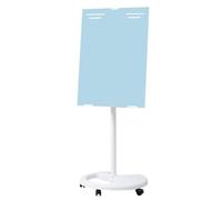 exproyzk Lavagna mobile Cavalletto da tavolo Cavalletto cancellabile a secco Lavagna magnetica portatile cancellabile a secco per ufficio, studio dal vivo(Blu,70x100cm)