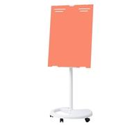 exproyzk Lavagna mobile Cavalletto da tavolo Cavalletto cancellabile a secco Lavagna magnetica portatile cancellabile a secco per ufficio, studio dal vivo(Arancia,60x90cm)