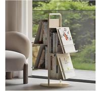 exproyzk Libreria a 2 lati, portadocumenti da scrivania, organizer per libri, per casa, ufficio, soggiorno, scuola(Bianco)