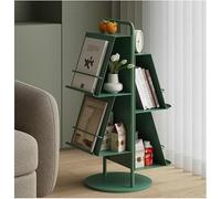 exproyzk Libreria a 2 lati, portadocumenti da scrivania, organizer per libri, per casa, ufficio, soggiorno, scuola(Verde)