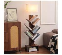 exproyzk Libreria a torre Libreria ad albero con luce, Libreria alta da terra con mobiletto portaoggetti