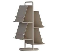 exproyzk Libreria da terra Portariviste Portariviste e portagiornali per la lettura domestica, per esporre informazioni, 3 colori(Bianco)