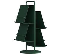 exproyzk Libreria da terra Portariviste Portariviste e portagiornali per la lettura domestica, per esporre informazioni, 3 colori(Verde)
