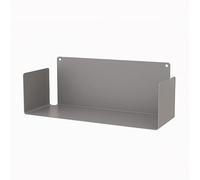exproyzk Mensole galleggianti in metallo - Librerie - Mensola decorativa da parete in acciaio per bagno, cucina, soggiorno, negozi al dettaglio(Cement gray,80x20x20cm)