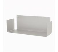 exproyzk Mensole galleggianti in metallo - Librerie - Mensola decorativa da parete in acciaio per bagno, cucina, soggiorno, negozi al dettaglio(Silver,80x20x20cm)