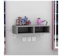 exproyzk Postazione a parete Mobiletto per lo styling Attrezzatura per centri estetici e spa con spazio aperto(Grey,70x30x16cm)