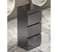 exproyzk Postazione per salone di bellezza, Organizzatore per strumenti da parrucchiere in acciaio inossidabile, Armadietto per salone di bellezza, spa, barbiere, tatuaggi(nero,85x37x30cm)