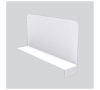 exproyzk Set da 5 Divisori per Ripiani, Robusti E Resistenti - Organizer per Armadi, Ideale per Abbigliamento, Libri, Dispensa, Magazzino, Camera da Letto E Cucina(Bianco,40x30x10x5cm)