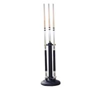 exproyzk Supporto in metallo per stecche da biliardo, può contenere 6 stecche da biliardo (3 colori)(nero)