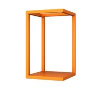 exproyzk Supporto per acquario, Supporto per acquario a 2 livelli, Supporto per piante in acciaio inox per ufficio, Carico 500kg(Arancia,40x40x80cm)