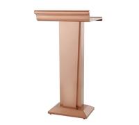 exproyzk Supporto per podio in Metallo, Leggi e podi in Acciaio Inox, Pulpiti per chiese, conferenze, discorsi, Matrimoni, aule, concerti(Rose Gold)